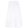 Picture of HALO SleepSack, 100% Cotton Wearable Blanket, Swaddle Transition Sleeping Bag, TOG 0.5, Twinkle Blue, Large, 12-18 Months
