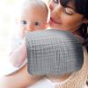 Picture of Yoofoss Muslin Burp Cloths for Baby 10 Pack 100% Cotton Baby Washcloths for Boys Girls Large 20''X10'' Super Soft and Absorbent Gray