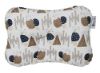 Picture of Baby Pillow for Newborn Breathable 3D Air Mesh Organic Cotton, Protection for Flat Head Syndrome Snail with Hedgehog