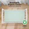 Picture of KeaBabies 2-Pack Organic Crib Sheets for Boys, Girls - Fitted Crib Mattress Sheet Neutral, Breathable Jersey Cotton Cover for Baby Bed, Toddler Mattress, Soft & Cute Prints (Lunaris)