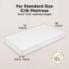 Picture of KeaBabies 2-Pack Organic Crib Sheets for Boys, Girls - 52x28 Fitted Crib Mattress Sheet Neutral, Breathable Jersey Cotton Cover for Baby Bed, Toddler Mattress, Soft & Cute Prints (Rose)