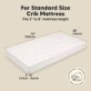 Picture of KeaBabies 2-Pack Organic Crib Sheets for Boys, Girls - 52x28 Fitted Crib Mattress Sheet Neutral, Breathable Jersey Cotton Cover for Baby Bed, Toddler Mattress, Soft & Cute Prints (Butterflies)