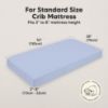 Picture of KeaBabies 2-Pack Organic Crib Sheets for Boys, Girls - 52x28 Fitted Crib Mattress Sheet Neutral, Breathable Jersey Cotton Cover for Baby Bed, Toddler Mattress, Soft & Cute Prints (Blue Flax)