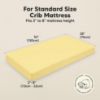 Picture of KeaBabies 2-Pack Organic Crib Sheets for Boys, Girls - Fitted Crib Mattress Sheet Neutral, Breathable Jersey Cotton Cover for Baby Bed, Toddler Mattress, Soft & Cute Prints (Sunshine)