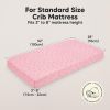 Picture of KeaBabies 2-Pack Organic Crib Sheets for Boys, Girls - 52x28 Fitted Crib Mattress Sheet Neutral, Breathable Jersey Cotton Cover for Baby Bed, Toddler Mattress, Soft & Cute Prints (ABC Land Rose)