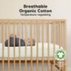 Picture of KeaBabies 2-Pack Organic Crib Sheets for Boys, Girls - Fitted Crib Mattress Sheet Neutral, Breathable Jersey Cotton Cover for Baby Bed, Toddler Mattress, Soft & Cute Prints (Oregano)