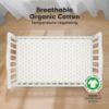 Picture of KeaBabies 2-Pack Organic Crib Sheets for Boys, Girls - Fitted Crib Mattress Sheet Neutral, Breathable Jersey Cotton Cover for Baby Bed, Toddler Mattress, Soft & Cute Prints (Bumble Bear)