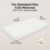 Picture of KeaBabies 2-Pack Organic Crib Sheets for Boys, Girls - 52x28 Fitted Crib Mattress Sheet Neutral, Breathable Jersey Cotton Cover for Baby Bed, Toddler Mattress, Soft & Cute Prints (Herb)