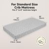 Picture of KeaBabies 2-Pack Organic Crib Sheets for Boys, Girls - 52x28 Fitted Crib Mattress Sheet Neutral, Breathable Jersey Cotton Cover for Baby Bed, Toddler Mattress, Soft & Cute Prints (ABC Land Cloud)