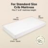 Picture of KeaBabies 2-Pack Organic Crib Sheets for Boys, Girls - Fitted Crib Mattress Sheet Neutral, Breathable Jersey Cotton Cover for Baby Bed, Toddler Mattress, Soft & Cute Prints (Cloud)
