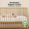Picture of KeaBabies 2-Pack Organic Crib Sheets for Boys, Girls - 52x28 Fitted Crib Mattress Sheet Neutral, Breathable Jersey Cotton Cover for Baby Bed, Toddler Mattress, Soft & Cute Prints (Dreamland)