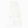 Picture of HALO Micro Fleece Sleepsack Swaddle, 3-Way Adjustable Wearable Blanket, TOG 3.0, Cream, Small, 3-6 Months