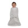 Picture of HALO 100% Cotton Sleepsack Swaddle, 3-Way Adjustable Wearable Blanket, TOG 1.5, Heather Gray, Newborn, 0-3 Months
