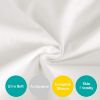 Picture of 100% Cotton Bassinet Sheets Compatible with Baby Delight Beside Me Dreamer Bassinet and Koolerthings (3 in 1) Baby Bassinet, Ultra Soft 2 Pack, White