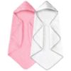 Picture of Yoofoss Hooded Baby Towels for Newborn 2 Pack 100% Muslin Cotton Baby Bath Towel with Hood for Babies, Infant, Toddler and Kids, Large 32x32Inch, Soft and Absorbent Newborn Essential