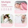 Picture of Yoofoss Hooded Baby Towels for Newborn 2 Pack 100% Muslin Cotton Baby Bath Towel with Hood for Babies, Infant, Toddler and Kids, Large 32x32Inch, Soft and Absorbent Newborn Essential