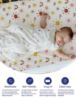 Picture of TotAha Baby Crib Sheets Boho Rainbow for Boys Girls, Hypoallergenic Crib Mattress Fitted Sheet Neutral, Ultra Soft Crib Sheets 28x52x9 Extra Deep Pocket, 2 Pack