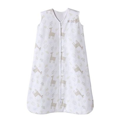 Picture of HALO 100% Cotton Sleepsack Wearable Blanket, Llama Sand, Medium