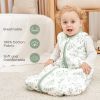 Picture of Yoofoss Baby Sleep Sack 6-12 Months, TOG 2.5 Baby Wearable Blanket with 2-Way Zipper, 100% Cotton Fabric Winter Newborn Sleeping sack, Warm Soft Comfy(Medium)