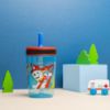 Picture of Zak Designs Kelso Tumbler 15 oz Set (Paw Patrol - Chase & Marshall 2pc Set) Toddlers Cups Leak-Proof Screw-On Lid with Straw Made of Durable Plastic and Silicone, Perfect Cup for Kids