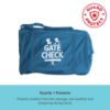 Picture of J.L. Childress Gate Check Bag for Single & Double Strollers - Stroller Bag for Airplane - Large Stroller Travel Bag for Airplane - Air Travel Stroller Bag - Blue