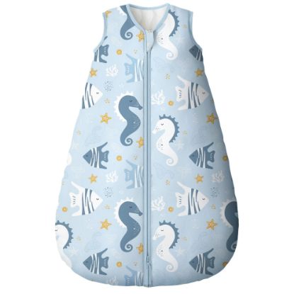 Picture of Yoofoss Baby Sleep Sack 0-6 Months, TOG 2.5 Baby Wearable Blanket with 2-Way Zipper, 100% Cotton Fabric Winter Newborn Sleeping sack, Warm Soft Comfy(Small)