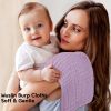 Picture of Unnivoll Muslin Burp Cloths for Baby 100% Cotton Burping Cloths for Boys Girls Large 20''X10'' Extra Soft and Absorbent 12 Pack - Gradient Purple