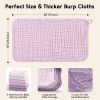 Picture of Unnivoll Muslin Burp Cloths for Baby 100% Cotton Burping Cloths for Boys Girls Large 20''X10'' Extra Soft and Absorbent 12 Pack - Gradient Purple