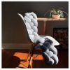 Picture of LOAOL Baby Crib Bumper Knotted Braided Plush Nursery Cradle Decor Newborn Gift Pillow Cushion Junior Bed Sleep Bumper (2 Meters, Gray)