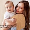 Picture of Unnivoll Muslin Burp Cloths for Baby 100% Cotton Burping Cloths for Boys Girls Large 20''X10'' Extra Soft and Absorbent 12 Pack - Gradient Brown
