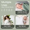 Picture of Yoofoss Hooded Baby Towels for Newborn 2 Pack 100% Muslin Cotton Baby Bath Towel with Hood for Babies, Infant, Toddler and Kids, Large 32x32Inch, Soft and Absorbent Newborn Essential