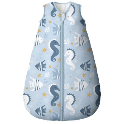 Picture of Yoofoss Baby Sleep Sack 6-12 Months, TOG 2.5 Baby Wearable Blanket with 2-Way Zipper, 100% Cotton Fabric Winter Newborn Sleeping sack, Warm Soft Comfy(Medium)
