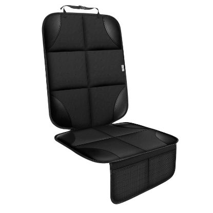 Picture of Meolsaek Car Seat Protector for Child Car Seat, Durable 600D Fabric Waterproof Car Seat Cover with Thick Pad Non-Slip Backing (No Imprints)
