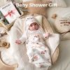 Picture of Momcozy Best Wishes Baby Towel with Hooded-Original Design Baby Towel Set -Soft & Absorbent- Shower Gifts or Bath Essential for Infant, Newborn, Toddler