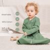 Picture of Yoofoss Baby Sleep Sack 12-18 Months Long Sleeve Wearable Blanket Baby 100% Cotton 2-Way Zipper 0.5 Tog Toddler Sleeping Sack, Lightweight(Large)