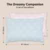 Picture of KeaBabies 2-Pack Toddler Pillow 13x18 - Soft Organic Cotton Kids Travel Bed Pillows for Sleeping, School, Nap, Machine Washable, Toddlers 2 to 5, Pillowcase Sold Separately (Pastel Rainbow)