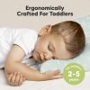 Picture of KeaBabies 2-Pack Toddler Pillow 13x18 - Soft Organic Cotton Kids Travel Bed Pillows for Sleeping, School, Nap, Machine Washable, Toddlers 2 to 5, Pillowcase Sold Separately (Planes)