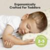 Picture of KeaBabies 2-Pack Toddler Pillow 13x18 - Soft Organic Cotton Kids Travel Bed Pillows for Sleeping, School, Nap, Machine Washable, Toddlers 2 to 5, Pillowcase Sold Separately (Bumble Bear)