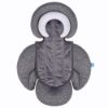 Picture of COOLBEBE New 2-in-1 Babybody Supports for Baby Newborn Infants - Extra Soft Stroller Cushion Pads Car Seat Insert, Perfect for Carseats, Strollers, Swings, Grey