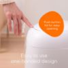 Picture of Diaper Genie Classic Pail Includes 1 Starter Square Refill That can Hold up to 165 Newborn-Sized Diapers.