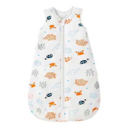 Picture of Mosebears Sleep Sack Baby Winter Wearable Blanket with 2-Way Zipper,2.5 TOG Cotton Sleep Sack Unisex (Ocean Animal, 12-18 Months)
