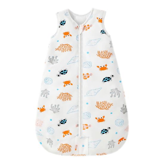 Picture of Mosebears Sleep Sack Baby Winter Wearable Blanket with 2-Way Zipper,2.5 TOG Cotton Sleep Sack Unisex (Ocean Animal, 12-18 Months)