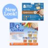 Picture of Gerber Stage 2 Baby Food, Baby Fruit And Cereal Tubs Variety Pack, Iron Helps Support Brain Development, No Artificial Flavors, Baby Cereal, 32-Pack