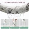 Picture of Momcozy Hooded Baby Towel, 2 Pack and Cotton Bath Towel with Hooded, Large 35 X 35 Inch, Baby Towel Set for Boy or Girl,Infant and Kid, Ink Wash Leaves