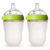 Picture of Comotomo Baby Bottle Double Pack, Green, 8oz