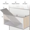 Picture of Univivi Door Hanging Organizer Nursery Closet Cabinet Baby Storage with 4 Large Pockets and 3 Small PVC Pockets for Cosmetics, Toys and Sundries (Beige)