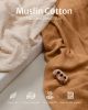 Picture of Blissful Diary Muslin Mini Crib Sheets, Pack and Play Mattress Sheets Fitted for Pack N Play, Soft Cotton for Boys Girls, 2 Pack(Retro Yellow&Beige)
