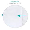 Picture of Waterproof Bassinet Mattress Pad Cover Compatible with Fisher Price On The Go Baby Dome, 2 Pack, Ultra Soft Viscose Made from Bamboo Terry Surface