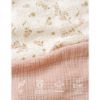 Picture of Konssy Muslin Mini Crib Sheets, 100% Soft Cotton Pack and Play Sheets for Pack N Play Mattress, Playard Baby Crib Sheets for Baby Girls (Floral, Pink)