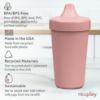 Picture of Re-Play Sippy Cups for Toddlers - 10 Oz. Reusable Spill Proof Cups for Kids, Dishwasher/Microwave Safe - Made in USA - Set of 4-3.13" x 6.25" - Desert Roses